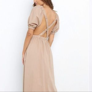 Petal and pup Ollie Dress - beige